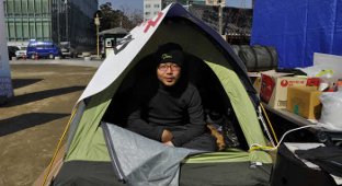 조계사 단식농성 13일차, 현대차 비정규직지회 이상수 지회장