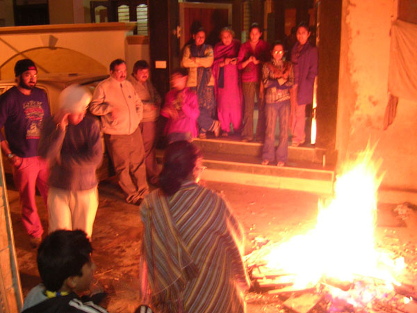 골목안 로리(lohri) 축제